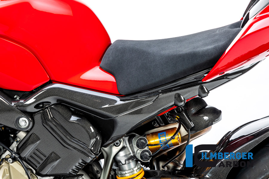 Rahmenheckverkleidung links Carbon, Ducati