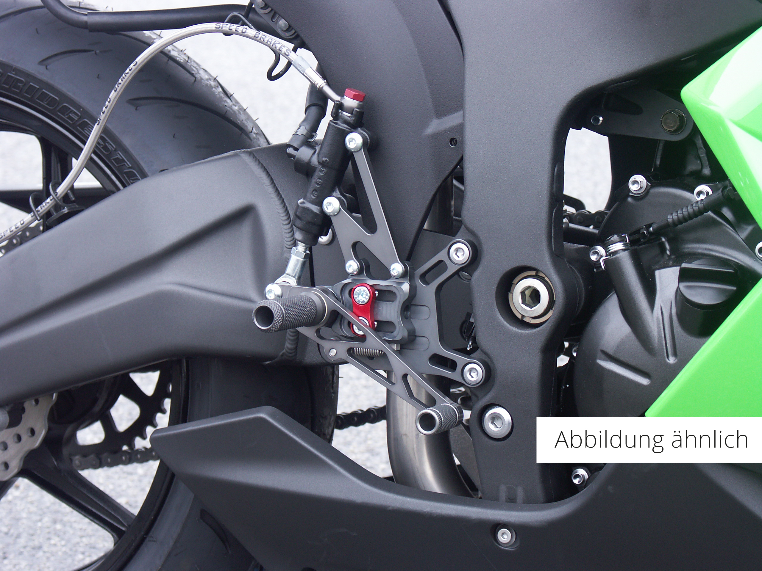 LSL 2-Slide Fußrastenanlage ZX-6R 98-02/9R 98-