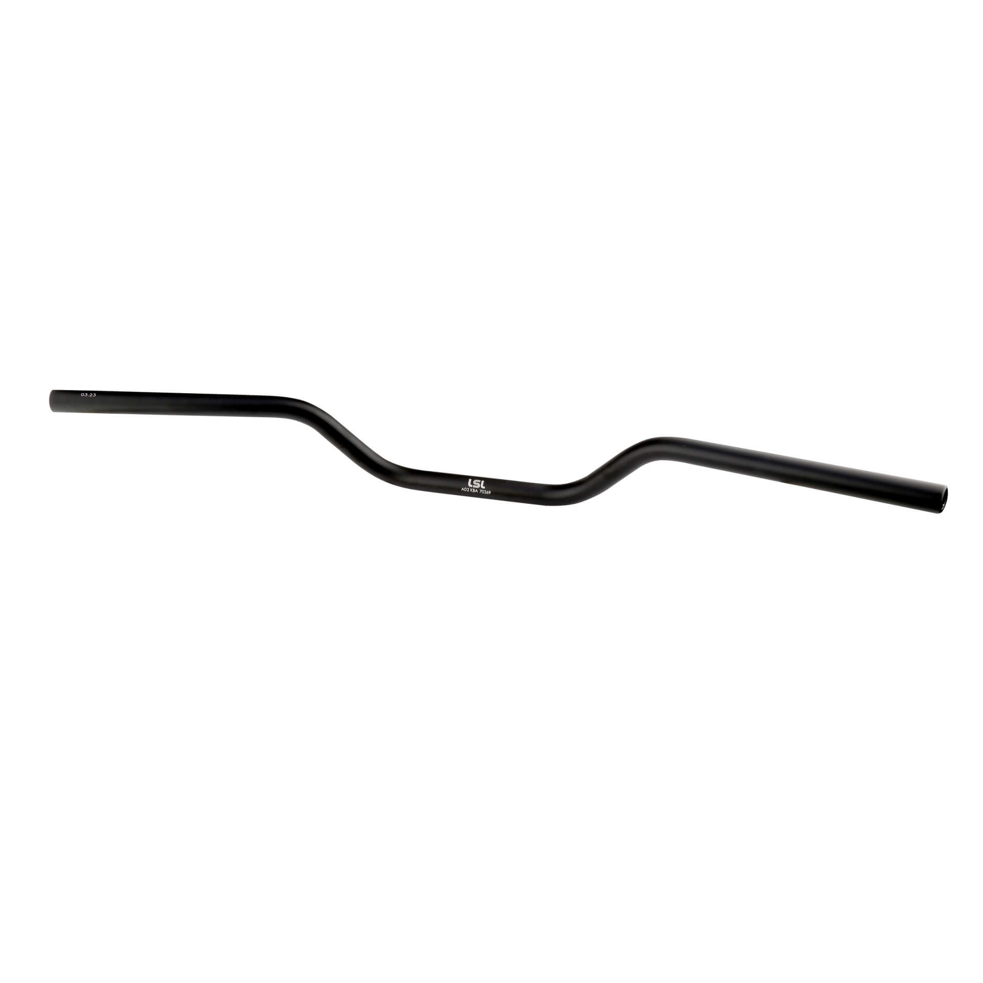Alu-Lenker Naked Bike A02, 7/8 Zoll, schwarz