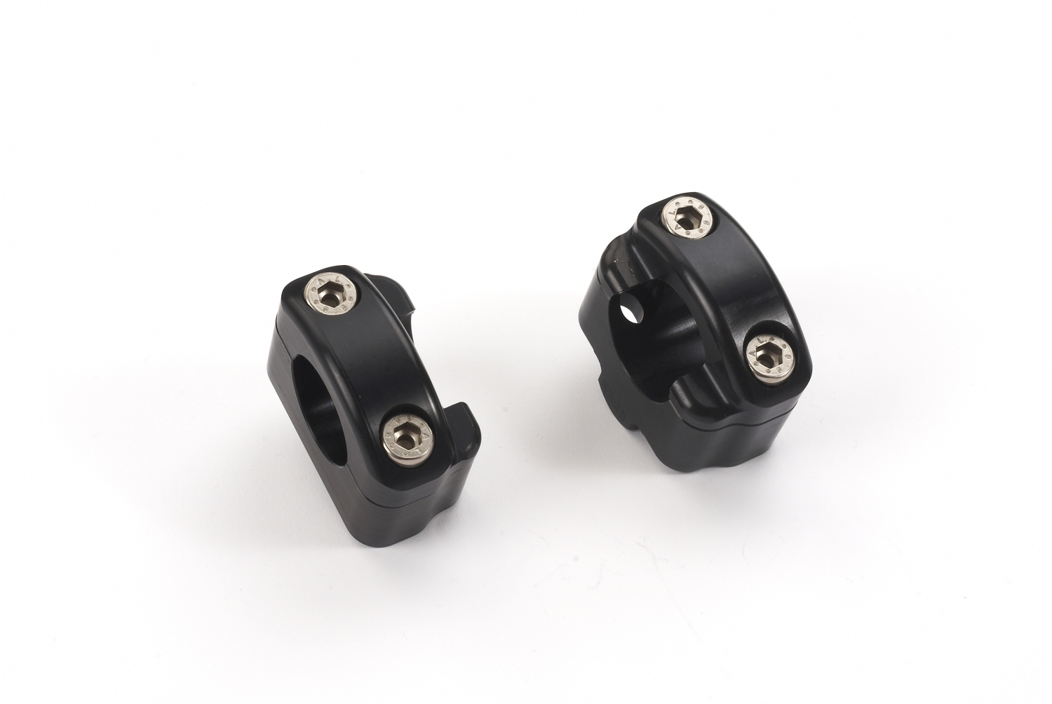 LSL Klemmböcke Ø22,2/Ø28,6/schwarz,+25mm