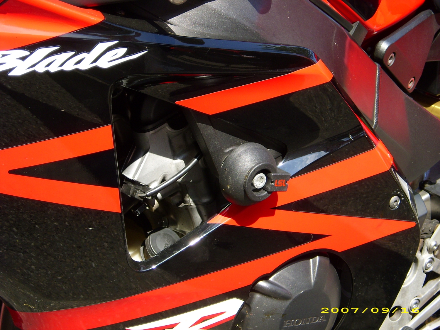 LSL Crash Pad Anbaukit CBR 900 RR 00-03