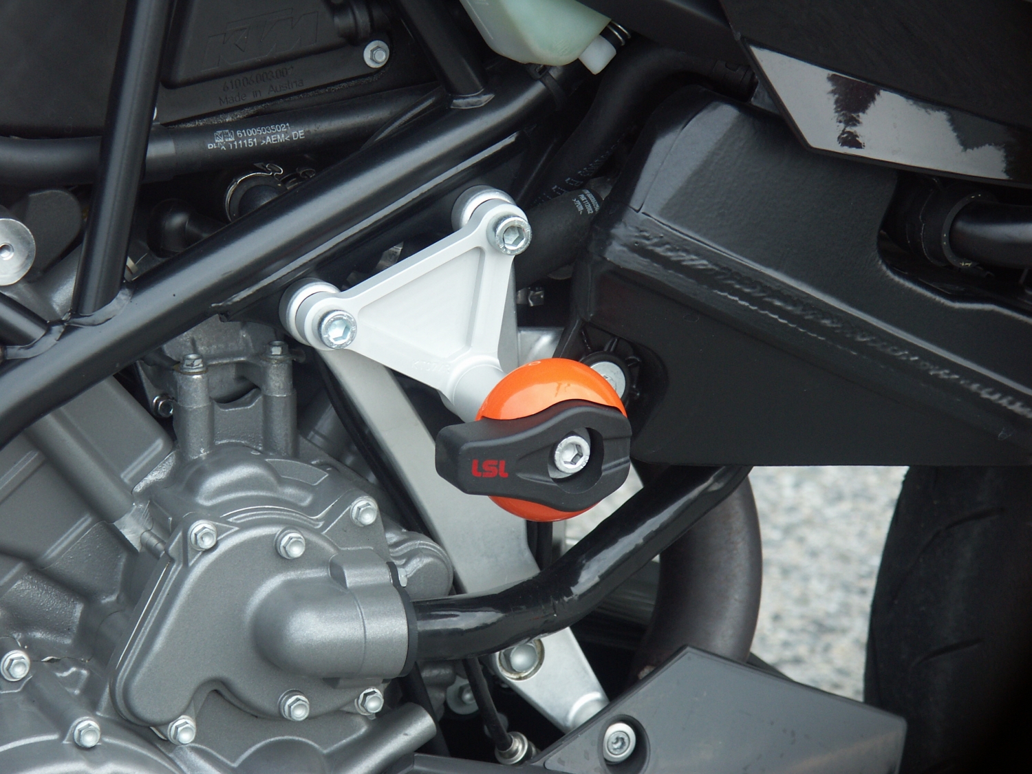 LSL Crash Pad Anbaukit Super Duke 990 05- & Superm