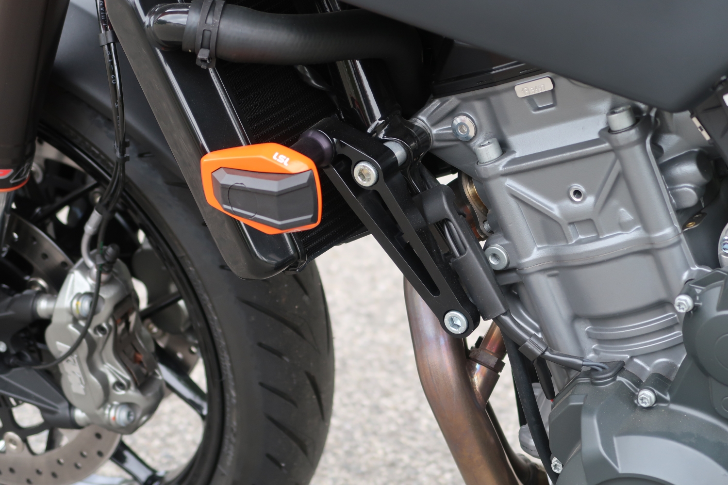 LSL Crash Pad Anbaukit KTM Duke 790, schwarz