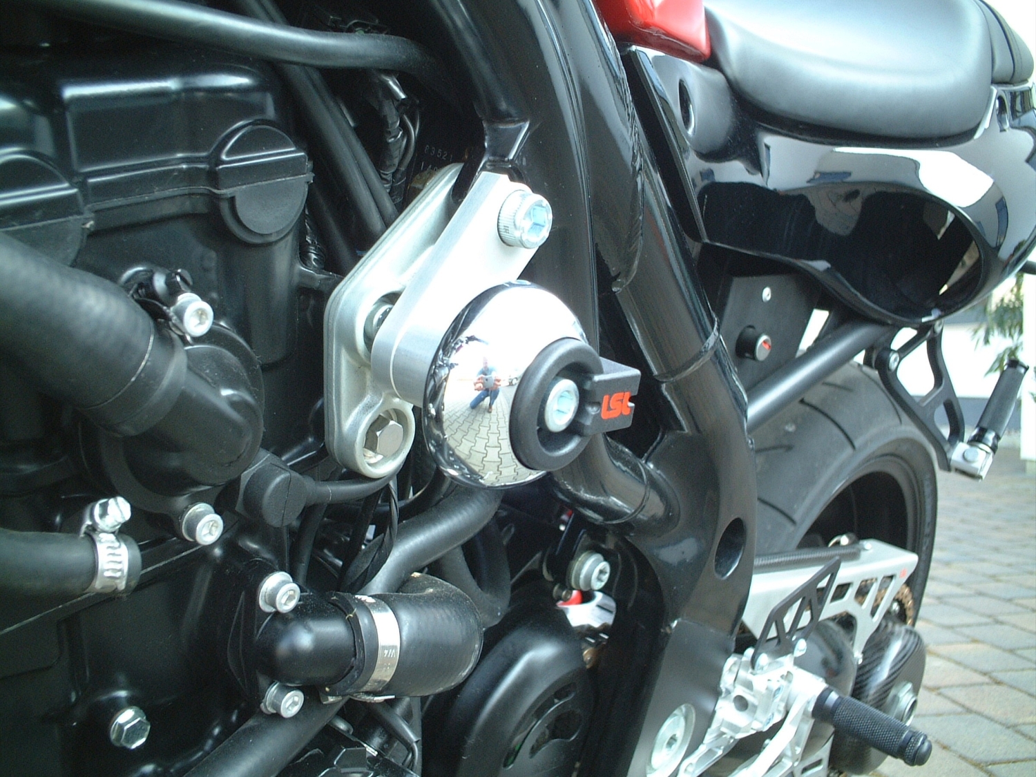 LSL Crash Pad Anbaukit Speed Triple, 97-04