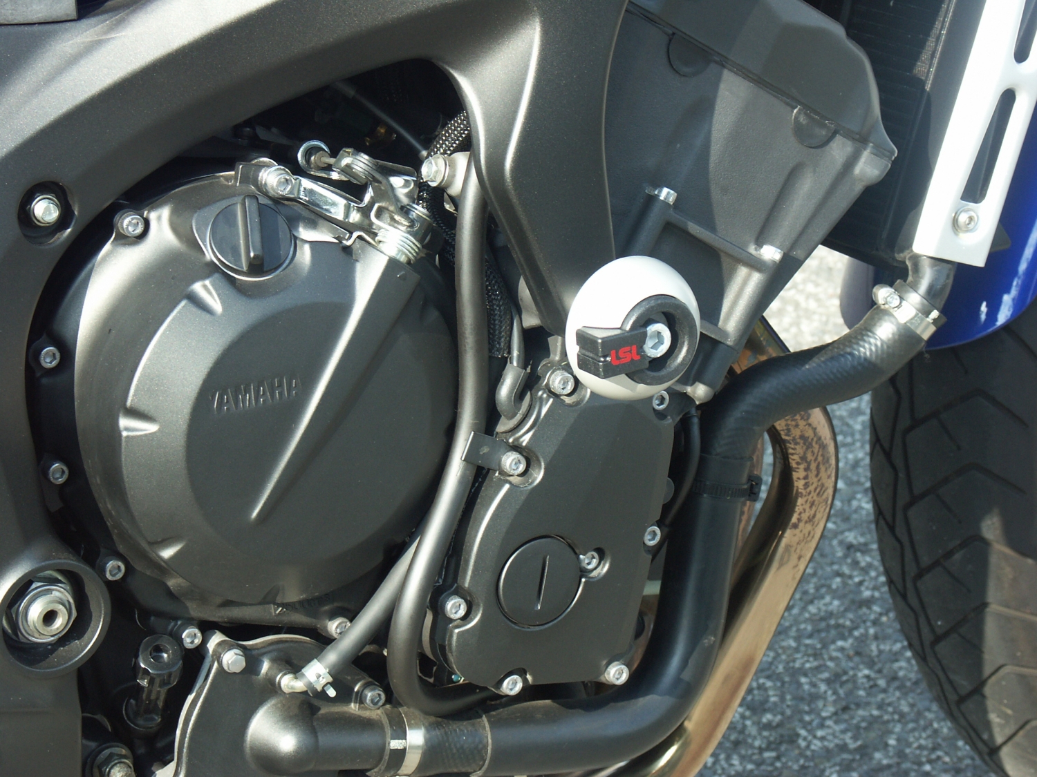 LSL Crash Pad Anbaukit YAMAHA FZ6/Fazer, 04-, schw