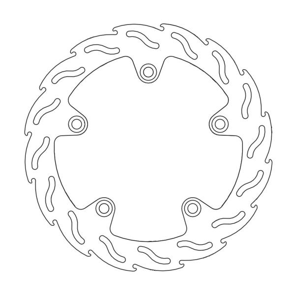MOTO MASTER Bremsscheibe hinten