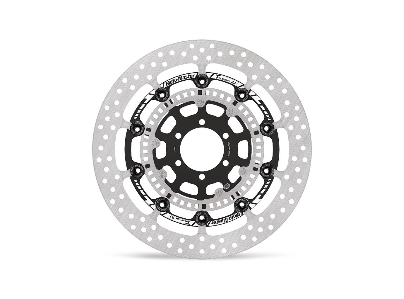 MOTO MASTER Bremsscheibe T-Floater, schwarz