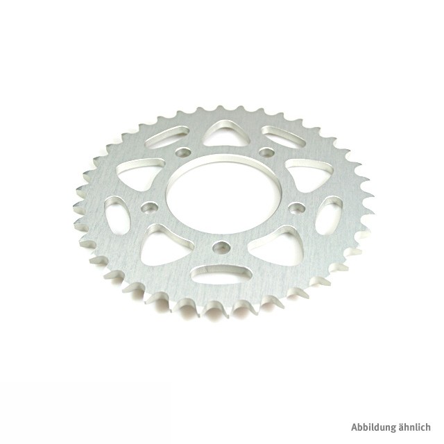 Kettenrad Aluminium, anthrazitfarben eloxiert