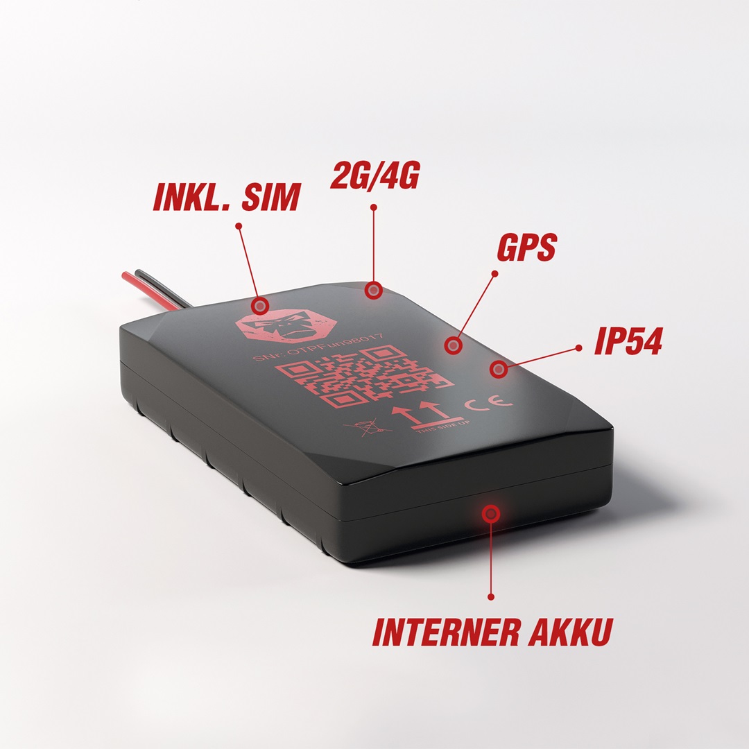 Ridelink Wingman 4G GPS Tracker & Diebstahlmelder