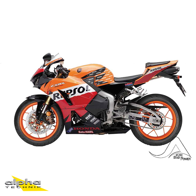 Stompgrip schwarz, Honda CBR600RR, 2013-19