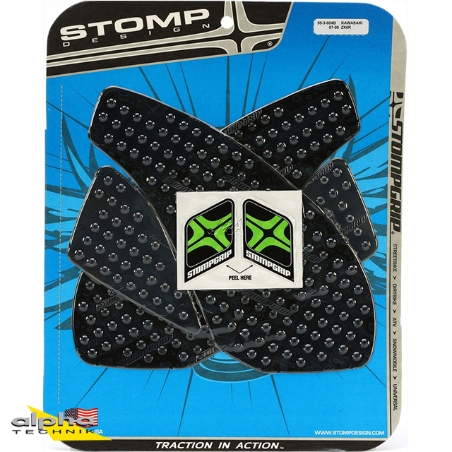 Stompgrip schwarz, Kawasaki ZX6R Ninja