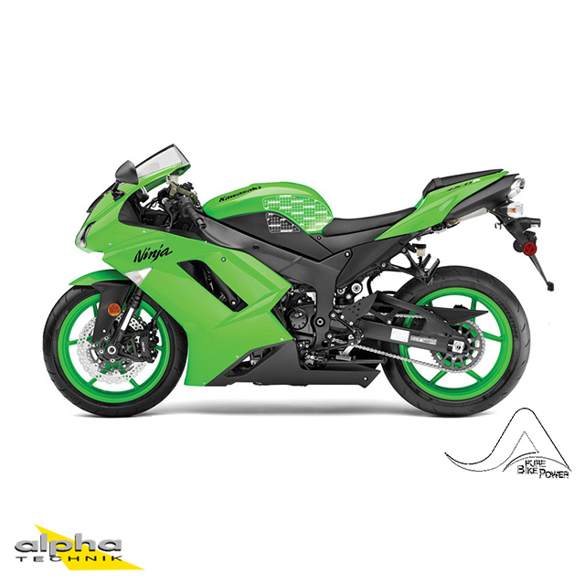 Stompgrip schwarz, Kawasaki ZX6R Ninja