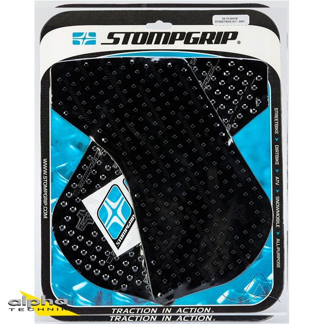 Stompgrip schwarz, Kawasaki KLR650, 2000-2018
