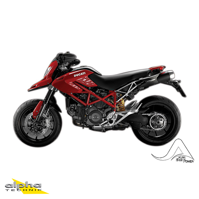 Stompgrip schwarz,Ducati Hypermotard 1100,2007-12