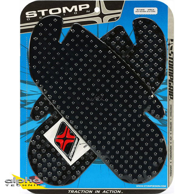 Stompgrip schwarz, Aprilia RSV1000R, Tuono 1000 R