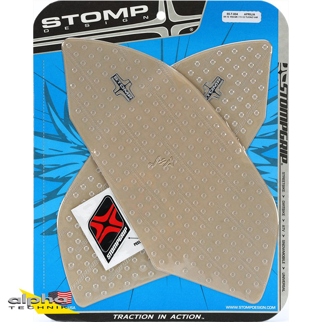 Stompgrip klar, für Aprilia