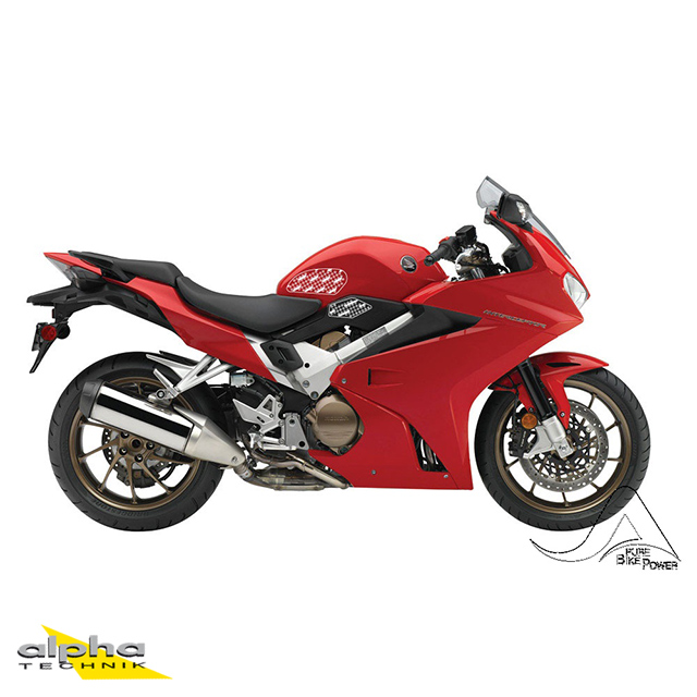 Stompgrip schwarz, Honda VFR800F, 2014-15
