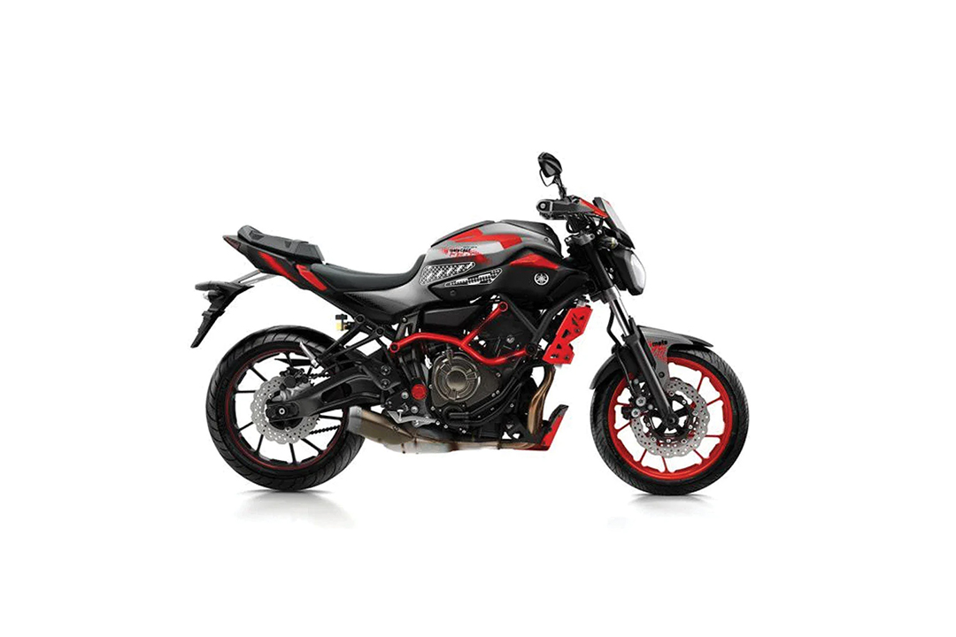 Stompgrip klar, Yamaha MT-07, 2015-17