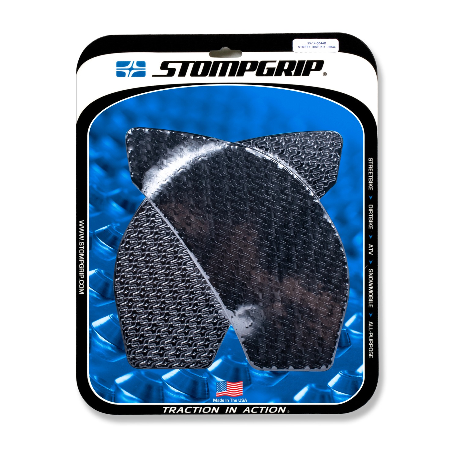 Stompgrip schwarz, Kawasaki ER6f, ER6n, Ninja 650