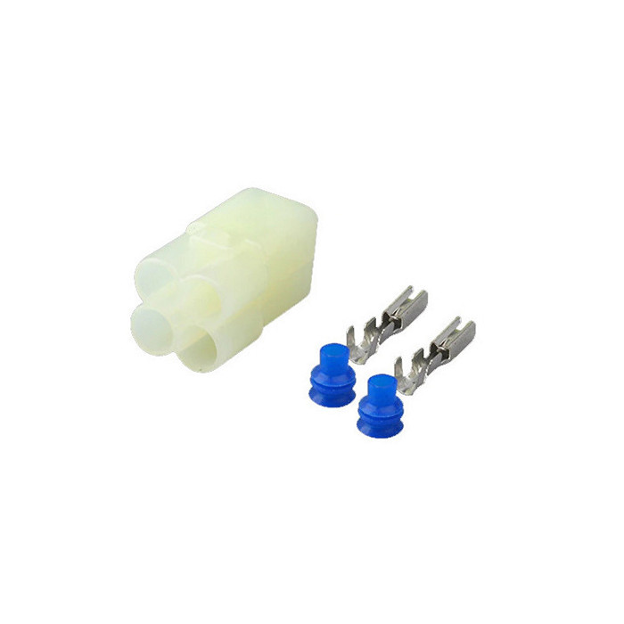 Wasserdichter 4er Stecker | weiblich | natur