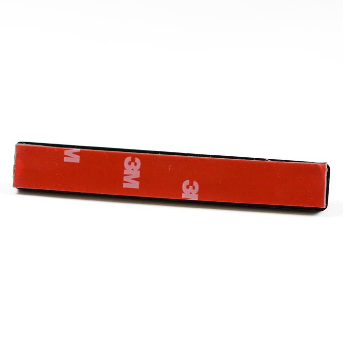 Reflektor Slim | rechteckig | rot | mit Rand