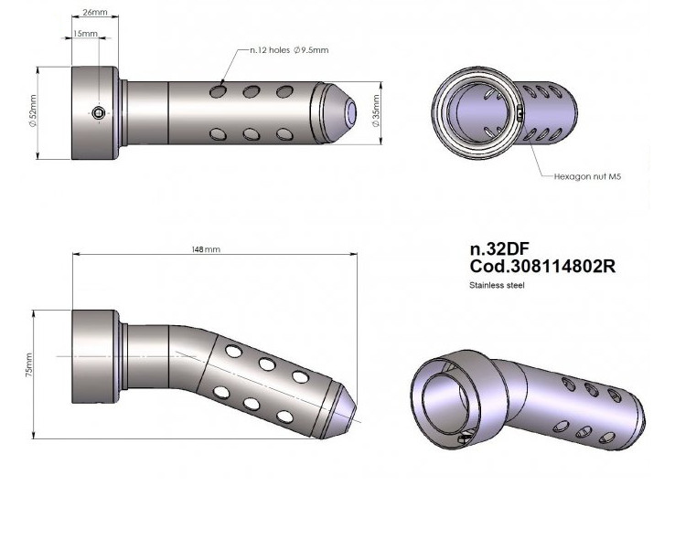 Leovince SBK DB-Killer | N.32DF | Code 308114802R
