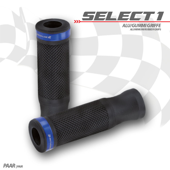 Griffgummiset Select1 | 7/8-22mm | schwarz