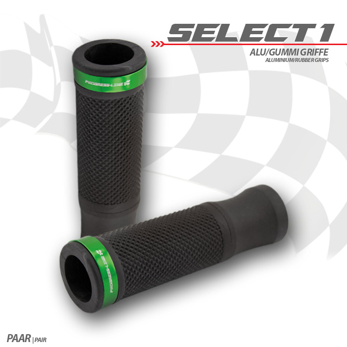 Griffgummiset Select1 | 7/8-22mm | schwarz