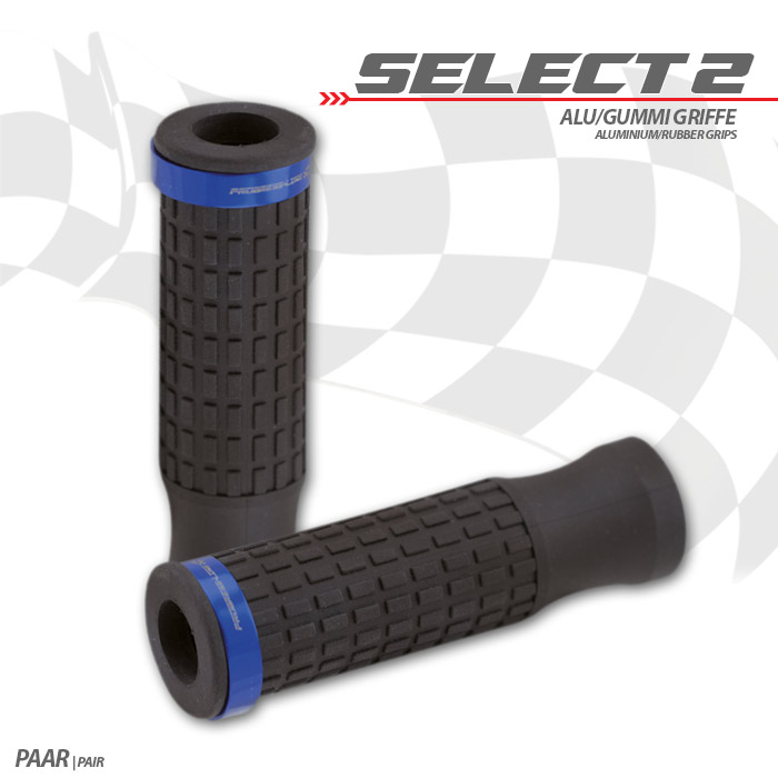 Griffgummiset Select2 | 7/8-22mm | schwarz