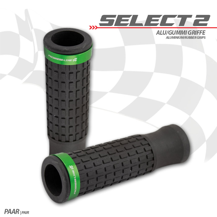 Griffgummiset Select2 | 7/8-22mm | schwarz