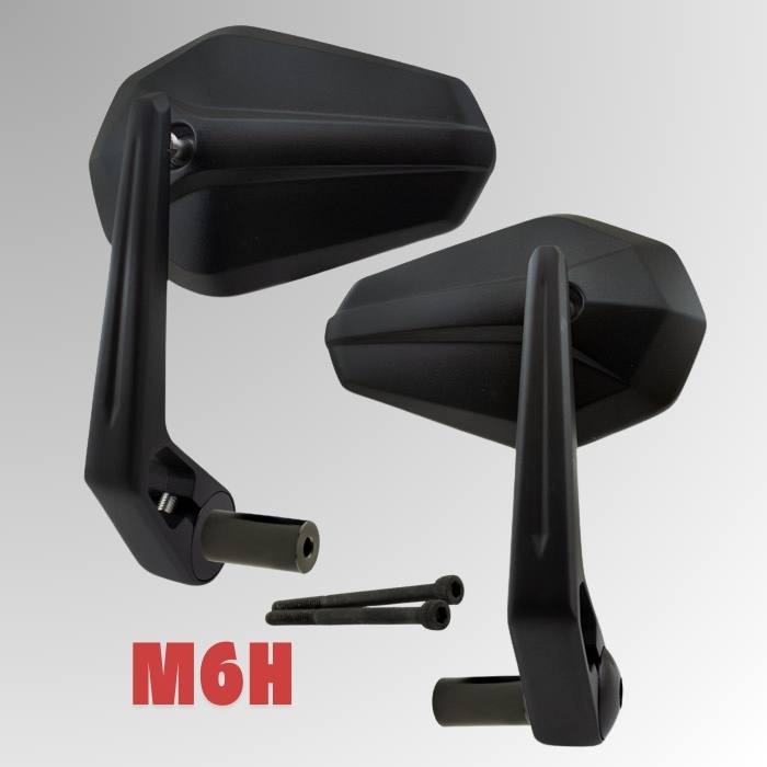 Lenkerendenspiegel SOLID 2 | schwarz | M6H