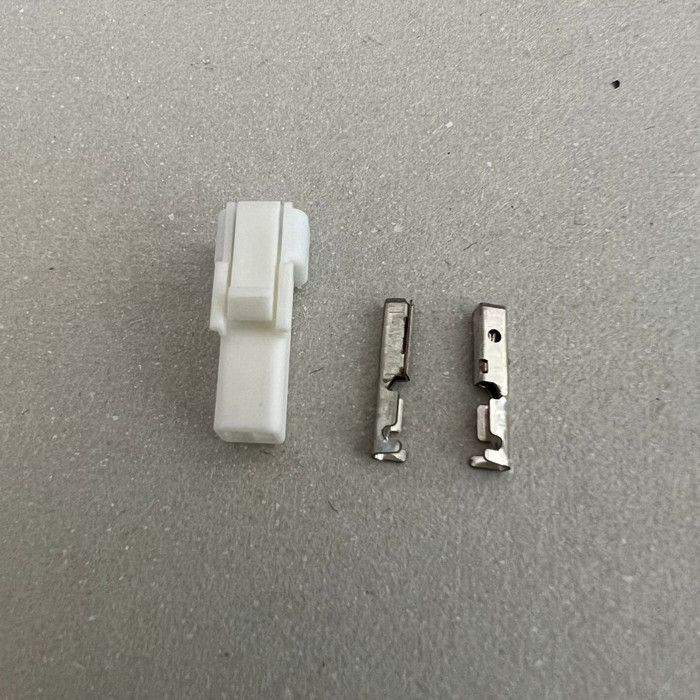 2er Stecker | weiblich | weiss