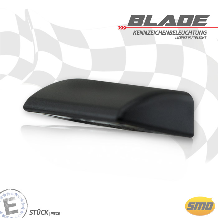 SMD-Kennzeichenbeleuchtung Blade | schw. | ABS
