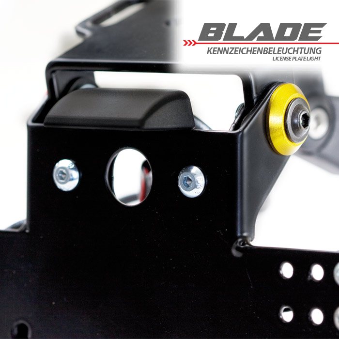 SMD-Kennzeichenbeleuchtung Blade | schw. | ABS