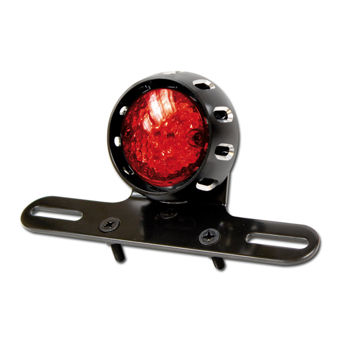 LED-Rücklicht CNC | mit Halter | rot | mit KZB