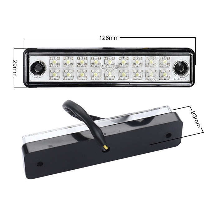 LED-Rückfahrlicht | klar | Kabel 1M