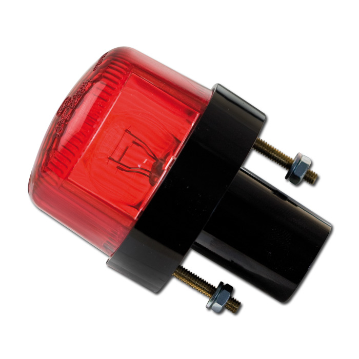 Mini-Rücklicht Point | schwarz | rot | mit KZB