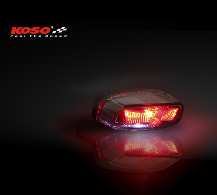 LED-Rücklicht HAWKEYE | rot | mit KZB