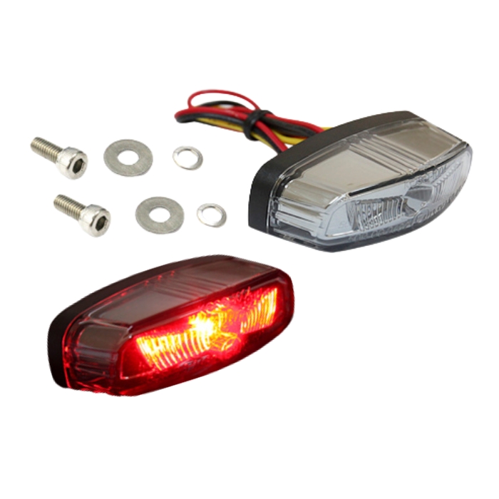 LED-Rücklicht HAWKEYE | getönt | mit KZB