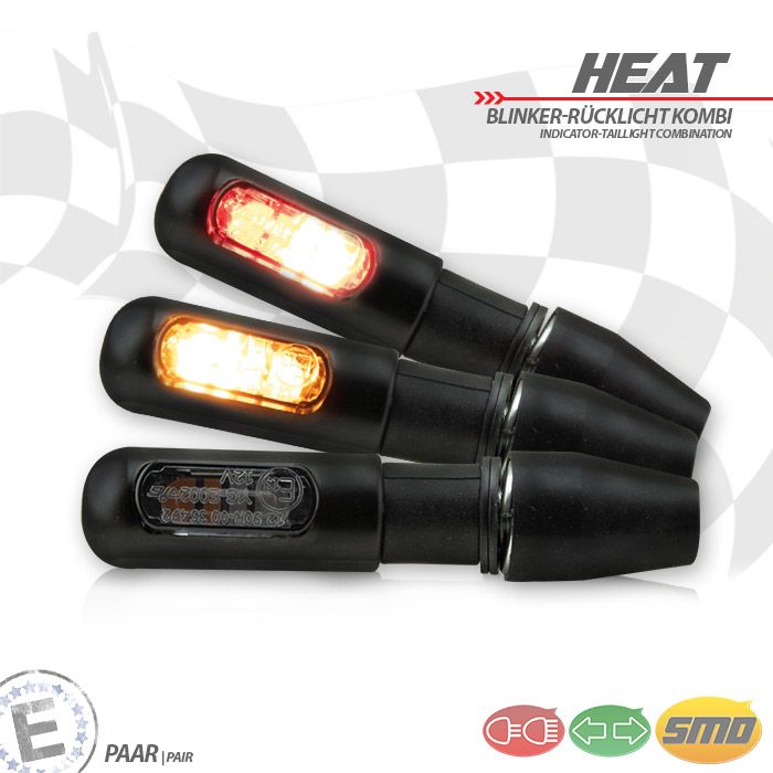 SMD-Blinker-Rücklichtkombi Heat | getönt