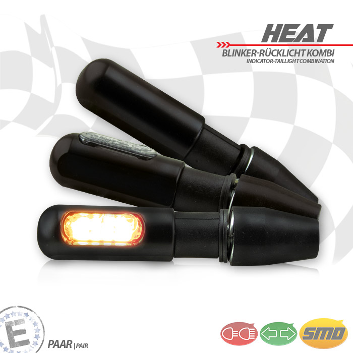 SMD-Blinker-Rücklichtkombi Heat | getönt