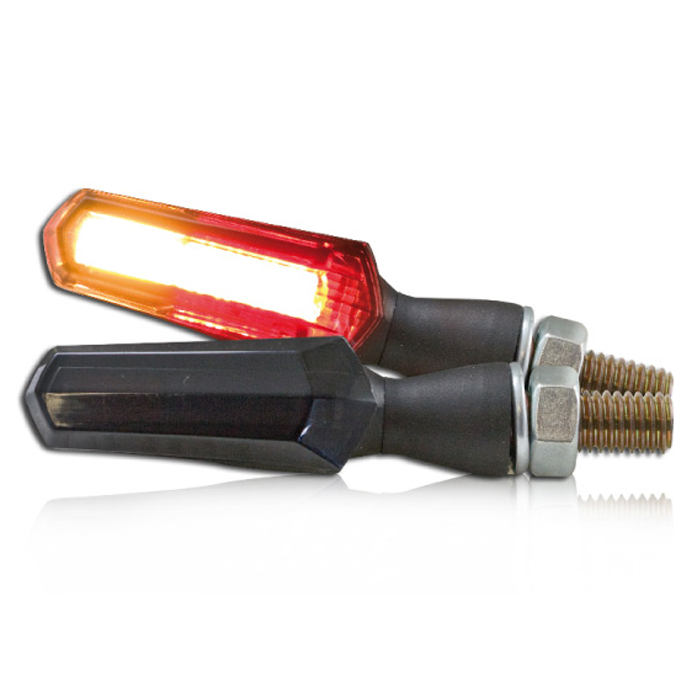 COB-Blinker Rücklichtkombi Nado | Alu | schwarz