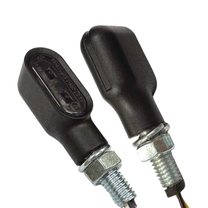 LED-Blinker NICE | schwarz | M8 | Alu