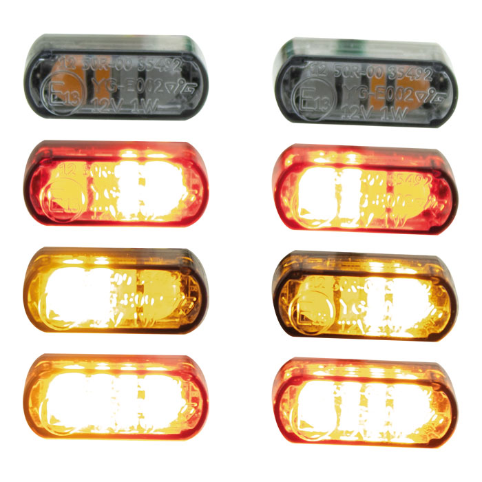 SMD-Einbaublinker-Rücklichtset Heat | getönt