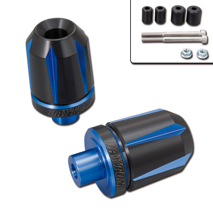 Daytona Lenkergewichte Scratch | blau eloxiert