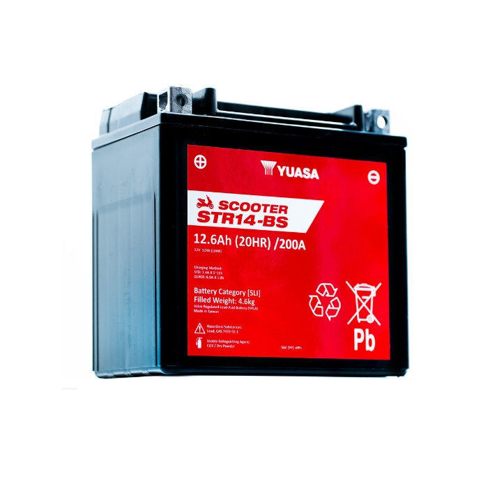 Batterie | YUASA | STR14-BS | 12 AH | MF