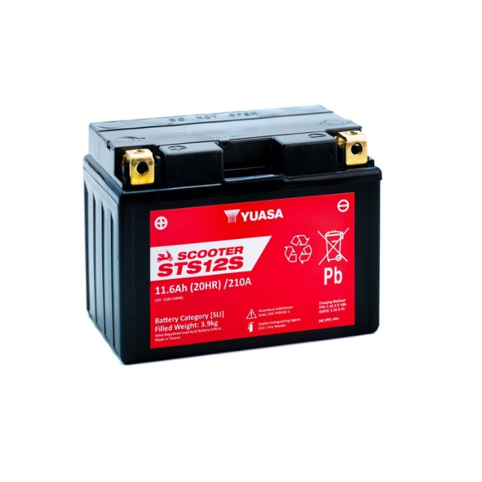 Batterie | YUASA | STS12S | 11 AH | MF