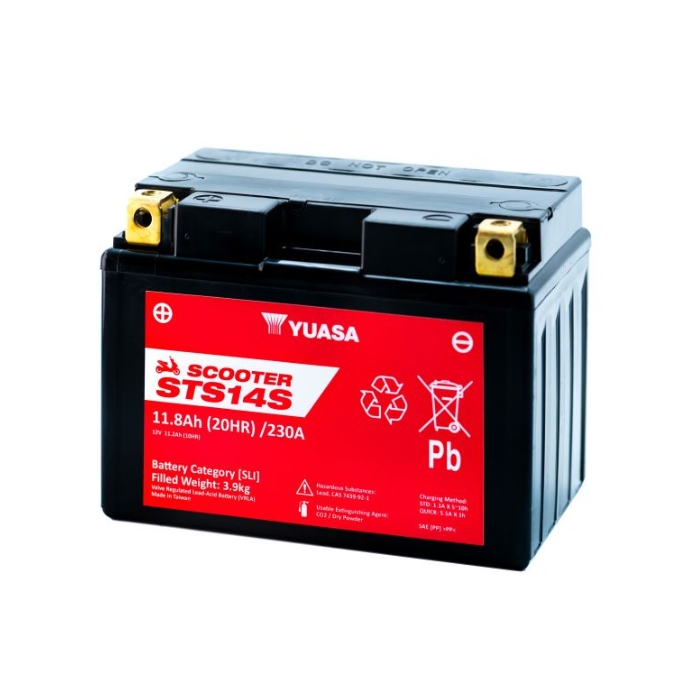 Batterie | YUASA | STS14S | 11 AH | MF