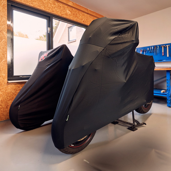 Motorrad-Abdeckplane Flexx | Gr. M | schwarz