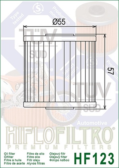 Hiflo Ölfilter HF123